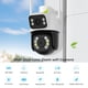 thumbnail image 2 of Cámara de seguridad IP PTZ 4K de 8MP, protección con pantalla de doble lente, visión nocturna a Color, seguimiento automático, CCTV, aplicación ICSEE, 2 of 3
