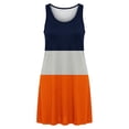 thumbnail image 4 of SROBPTY Dresses for Women Print Sleeveless Crew Neck Pleated A Line Mid-Length Sundress for Casual Wear, 4 of 4