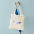 thumbnail image 4 of CafePress - The Lake Is Calling So I Must Go Tote Bag - Unisex Canvas Tote Bag, Beige, 1-Piece, 4 of 6