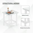 thumbnail image 5 of Aoodor Outdoor HDPE End Table Adirondack Side Table, Classic Modern Design, High-Quality, Easy Assembly, Muti-Purpose End Table for Patio, Garden, Lawn, 5 of 7