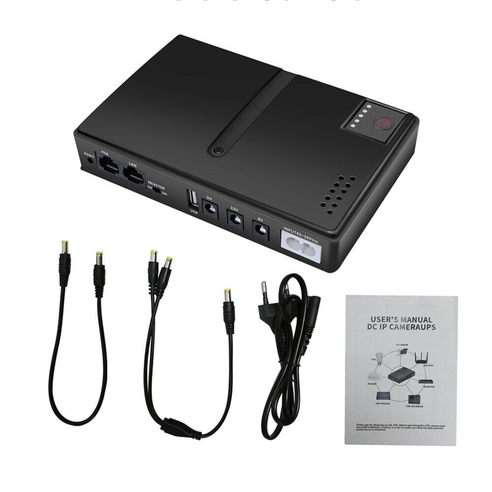 Dc1018L 18W Mini Portable Ups Backup Power Adapters 5V 9V 12V Uninterruptible Power Supply Battery Backup For Wifi Router Camera