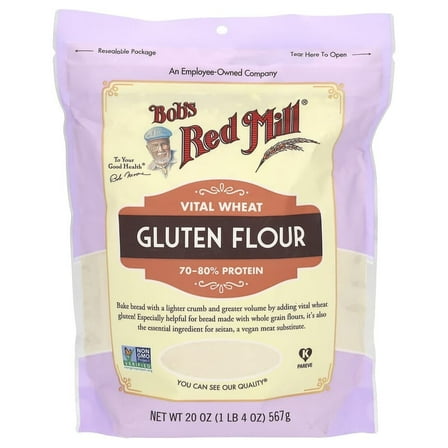 Bob's Red Mill, Vital Wheat Gluten Flour, 20 oz (567 g) Pack of 2