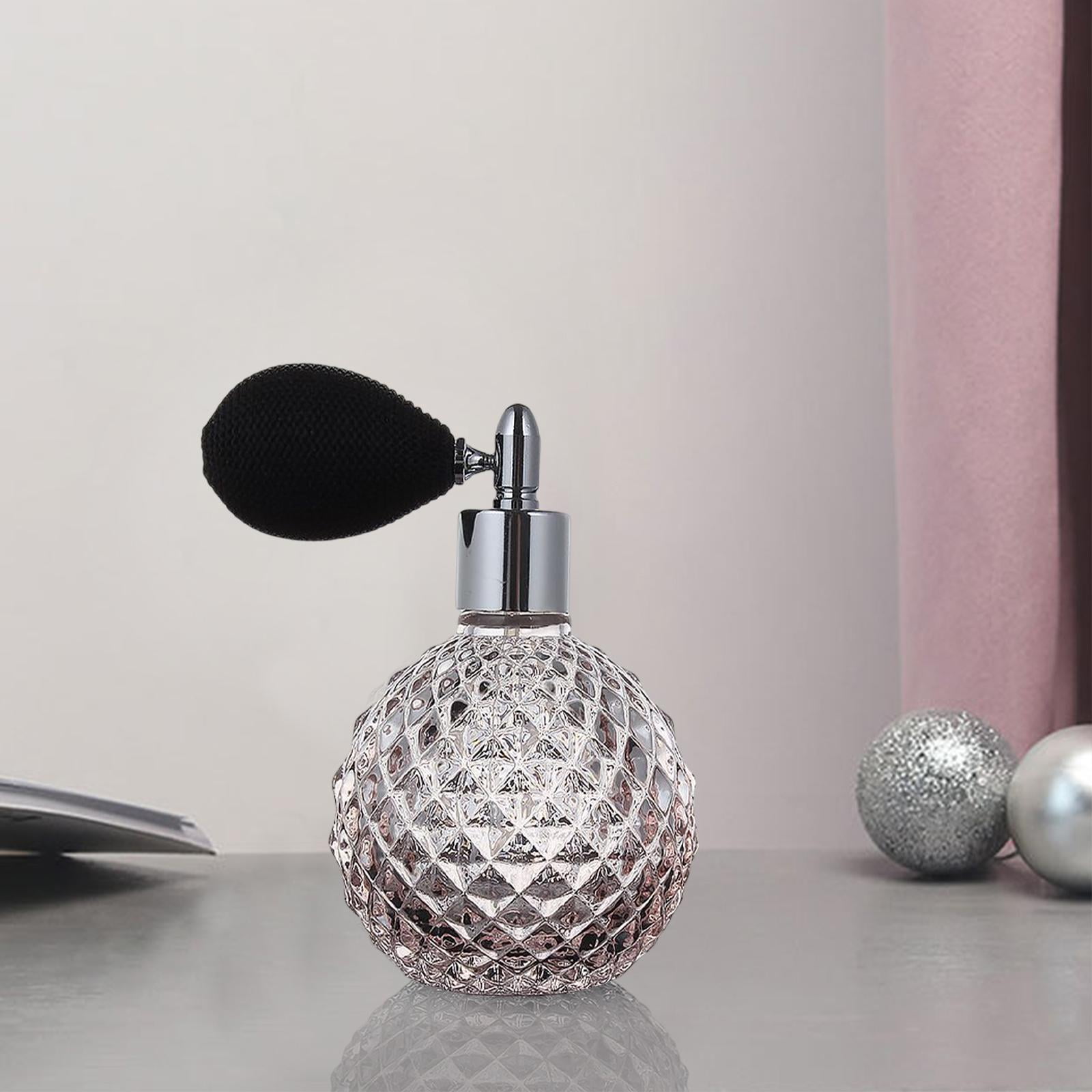 Crystal Perfume Spray Bottle,Empty Perfume Bottles,100ml Glass Pump