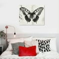 thumbnail image 5 of Nawypu Sketch Wall Art Framed,Canvas Wall Art for Living Room,Sketch Style Black &amp; White Monarch Butterfly,Canvas Wall Art for Living Room Large Size, Bedroom, Bathroom, Office Wall Decor, 5 of 6
