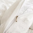 thumbnail image 6 of Move Over White Duvet Cover Set 2 Pieces 100% Washed Microfiber Pom Poms Pattern Shabby Chic Bedding Sets Twin No Filling, 6 of 7