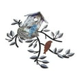 thumbnail image 5 of Decor Metal Art Metal Leaf Wall Decor Birds Outdoor Wall Art Wall Brown Wall Decor With Birdhouse New Practical, 5 of 6