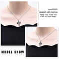 thumbnail image 3 of Cremation Jewelry Cross Urn Necklaces for Ashes for Women Men Classic Urn Pendant Memorial Keepsake Ash Holder, 3 of 6