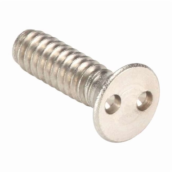 Tamper-Pruf Screws TRS,#6-32,Plain,1/2"L,50PK 121710