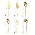 thumbnail image 2 of Stainless Steel Restaurant Fork Tableware Cookware Gadgets Soup Ladle Cooking Tools Serving Spoon Colander SILVER F, 2 of 8