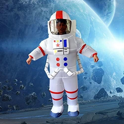 Traje Espacial Inflable Astronauta Adulto Traje Inflable Cosplay Halloween Y Carnaval Vestido De Fiesta Regalo De Cumpleaños,Height 59"–74.8",Astronaut