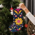 thumbnail image 5 of Sikiie Cinco De Mayo Floral Christmas Stockings,18 Inches Christmas Stockings Xmas Hanging Stockings for Family Christmas Decorations & Gifts, 5 of 7