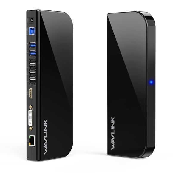WAVLINK USB Laptop Docking Station Dual Monitors, DisplayLink Computer Dock for M1 M2 Mac and Windows, ChromeOS, Ubuntu 20.04/22.04 (HDMI & HDMI/DVI/