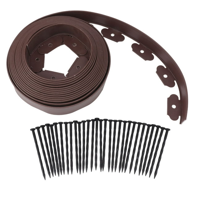 No Dig Garden Edging,Landscape Edging Kit PE Plastic Garden Edging Border Landscape Edging Kit Rapid Response