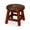 Cherry, variant on Carved Rubberwood Stool with Floral Design - Ideal for Child's Step Stool or Decorative Ottoman