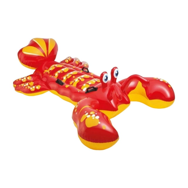 Flotador inflable para piscina, anillo de natación, flotador de playa para fiestas de deportes acuáticos en la playa Langosta 213x137cm