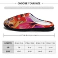 thumbnail image 2 of Men The Flash Slippers Non-Slip Fuzzy House Slippers Warm Soft Plush Winter House Shoes Indoor Outdoor Slip-On Shoes, 2 of 8