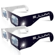 Soluna Solar Eclipse Glasses - CE and ISO Certified (2 Pack)