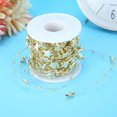 thumbnail image 3 of 10 Meters Bead Chain With ABS Electroplated Pearl Beads, Five Pointed Star Decorative String For DIY Bouquet And Wedding Decoration, 3 of 8