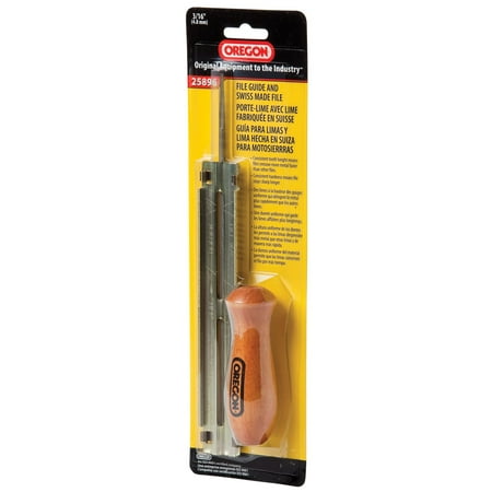 Oregon Chain 25896 3/16" Chainsaw File Guide with Files