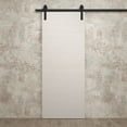 thumbnail image 3 of Modern Barn Door 30 x 80 inches | Ego 5000 Painted White Oak | 6.6FT Rail Track Heavy Hardware Set | Solid Panel Interior Doors, 3 of 5