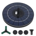 thumbnail image 4 of IFANLANDOR RGB Lights Solar Outdoor Fountain Fountain Pump Assorted Color 1 Set, 4 of 8