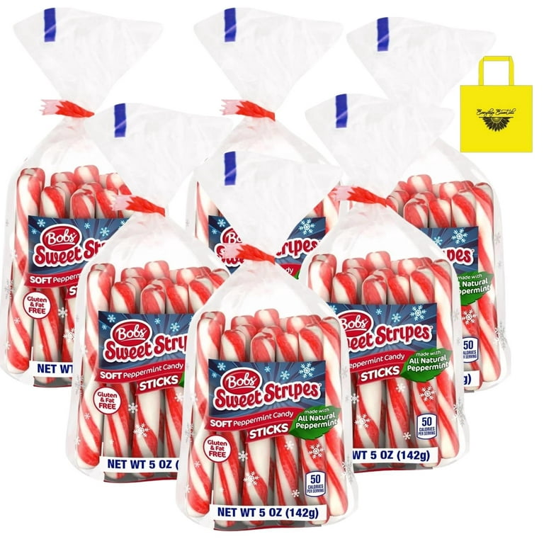 Old Fashioned Clear Toy Candy 16oz- 2 bags - Peppermint Stick
