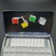 thumbnail image 4 of 200 godets vacíos blancos de plástico para acuarela, medio godet, 4 of 6
