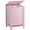 Pink, variant on Double Laundry Hamper with Lid, 120L Bamboo Laundry Basket with Removable Liner Bag, 2-Section Clothes Divider Laundry Sorter for Laundry Room, Bathroom, Bedroom (White)