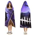 thumbnail image 3 of Dead by Daylight DBD Wearable Blanket Cloak Arctic Velvet Hooded Blanket Soft Fuzzy Hoodie Blanket Cape for Adults Kids 50"x60", 3 of 8