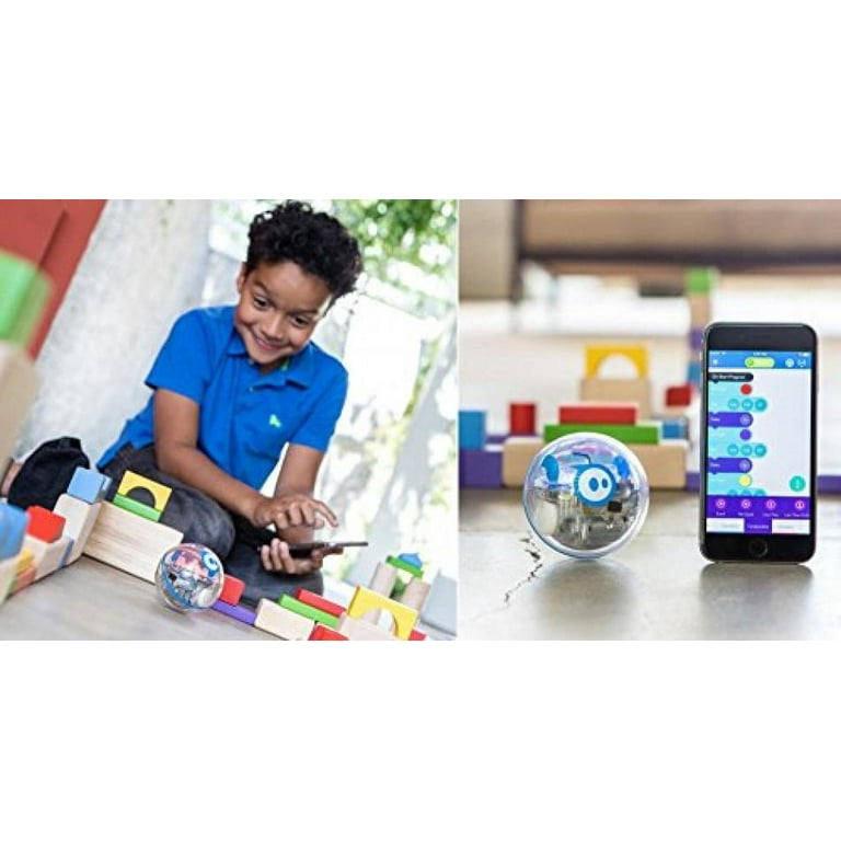 Sphero SPRK+: App-Enabled Robot Ball with Programmable Sensors + LED Lights  - STEM Educational Toy for Kids - Learn JavaScript, Scratch & Swift