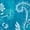 Teal Tie Dye Paisley, variant on Roaman's Women's Plus Size Angelina Crinkle Crepe Y-Neck Short Sleeve Tunic