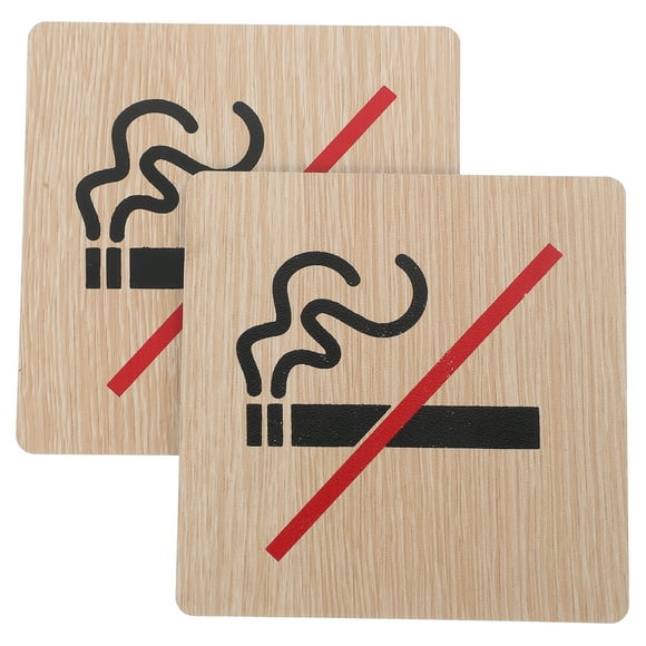 MOVTOTOP 15Pack No Smoking Sign Warning Indication Reminder Smoke Stickers for Public Areas Simple and Elegant Design
