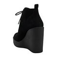 thumbnail image 6 of Jessica Simpson Women's Mesila Wedge Bootie Ankle Boot, Black, 6.5, 6 of 7
