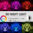 thumbnail image 2 of Cross Deer Animal Shape 3D Night Light LED Touch Control remoto Baterías Lámparas Hugtrwg Para estrenar, 2 of 8