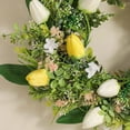 thumbnail image 3 of Flores artificiales, flores falsas, flores artificiales, juego de regalo para mujer, puerta de entrada, flores aromáticas, hojas y plantas de dinero, guirnaldas de flores para exterior, decoración de, 3 of 5