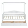 thumbnail image 6 of Twin Size Canopy Daybed with 2 Drawers, White, 6 of 9