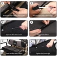 thumbnail image 5 of 10L0L Golf Cart Rear Seat Cover for EZGO TXT RXV Club Car DS Precedent Yamaha Golf Accessories - XS, 5 of 10