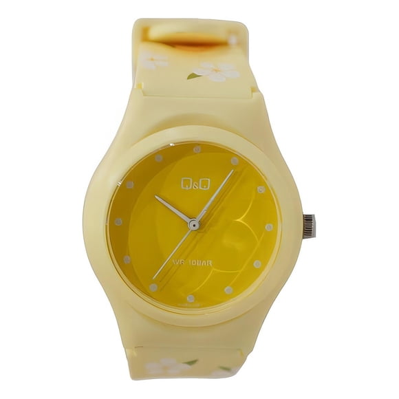 Reloj Q&Q Mujer Analógico Amarillo VQ86J067Y