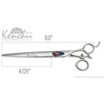 thumbnail image 2 of Kenchii Five Star Swivel Professional Grooming Shears/Scissors (8 Inch Straight), 2 of 2