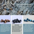 thumbnail image 6 of 2pcs Triple Protection Bracelet Natural Black Obsidian Tigers Eye Hematite 8mm Beads Crystal Bracelet Healing Bracelets for Men Women Bring Prosperity Luck and Health, 6 of 9