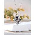 thumbnail image 2 of CACA LADY Bat Necklace for Women 925 Sterling Silver Red Stone Gothic Bat Necklace, 2 of 5