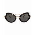 thumbnail image 2 of New Miu Miu Sunglasses MU11R 11RS 1AB1A1 Black/Gray Women Fast Ship, 2 of 3