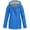 Blue, variant on Rain Jackets for Women Lightweight Long Hooded Waterproof Raincoat 2025 Spring Fashion Dressy Zip up Windbreaker with Pockets