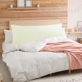 thumbnail image 2 of REGALWOVEN Zippered Body Pillow Cover Microfiber Long Pillowcase Cream Body(20"x54"), 2 of 8