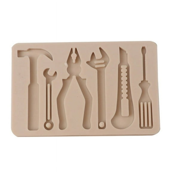 Milue Hardware Tools Shape Chocolate Cake Decorating Baking Mold DIY Silicone Mold