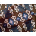 thumbnail image 4 of oneOone Silk Tabby Fabric Diamond & Swirl Ikat Decor Fabric Printed BTY 42 Inch Wide, 4 of 4
