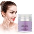 thumbnail image 3 of Crème de nuit hydratante au rétinol, crème visage nourrissante anti-rides, 50 g, 3 of 4