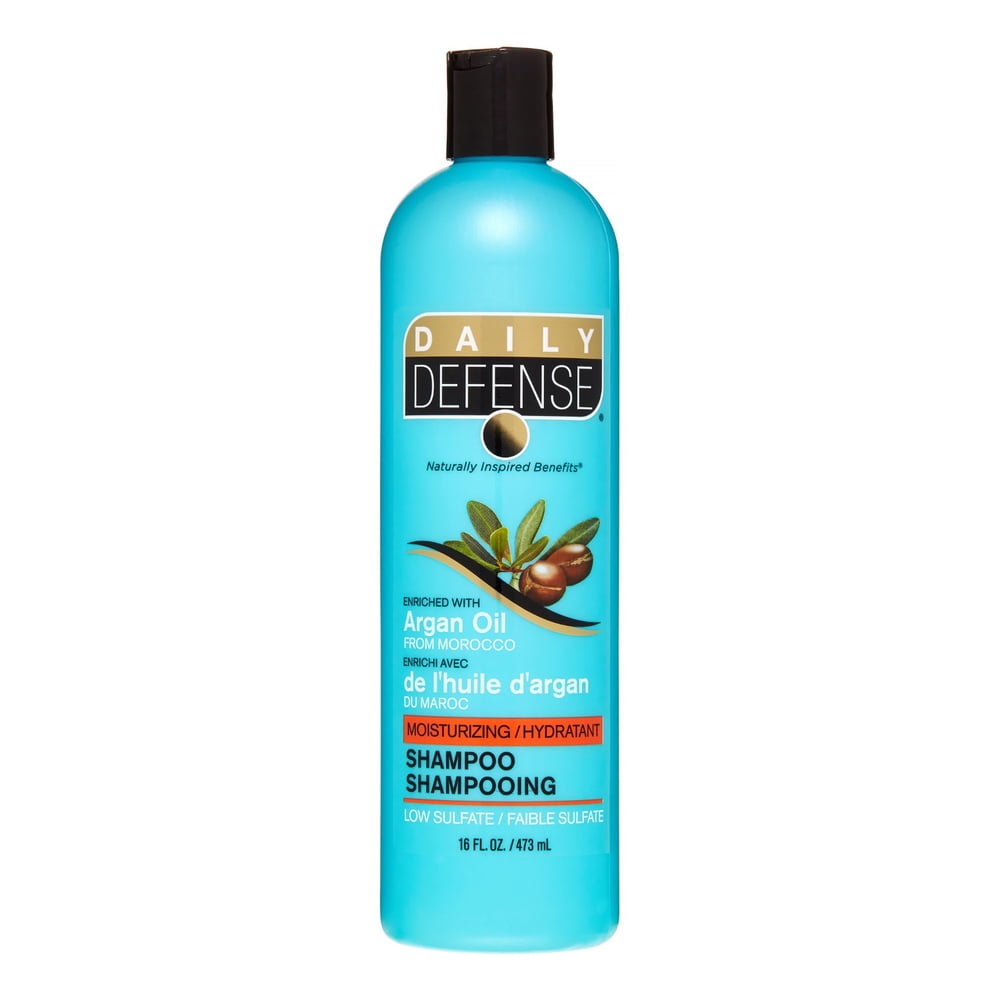 Daily Defense Argan Oil Shampoo, 16 Fl Oz
