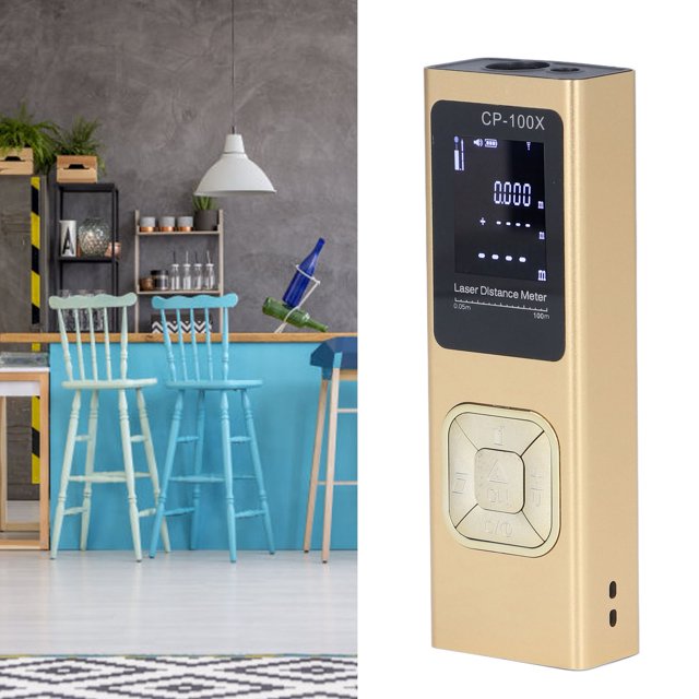 Fugacal Laser Distance Meter,100m Distance Meter Ultrathin Handheld Accurate Electronic Laser Distance Measure Device For Architecture