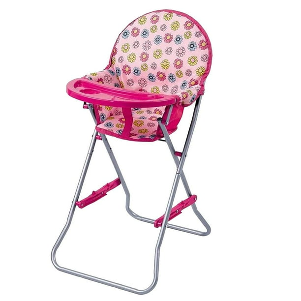 ABS High Chair for Dolls Baby Doll Highchairs Toy Furniture and
